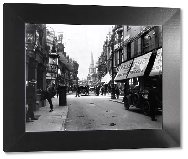 Wine Street, Bristol, Circa 1920, Police Officer can be seen directing traffic