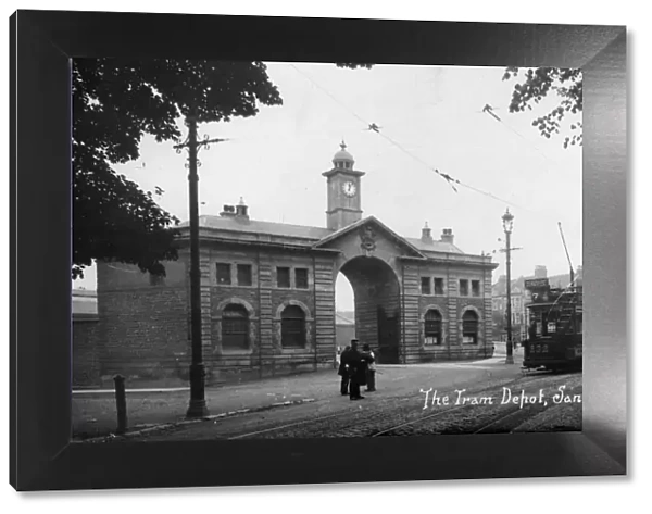 The Tram Depot, Sandy Park, Brislington, Bristol, Circa 1900
