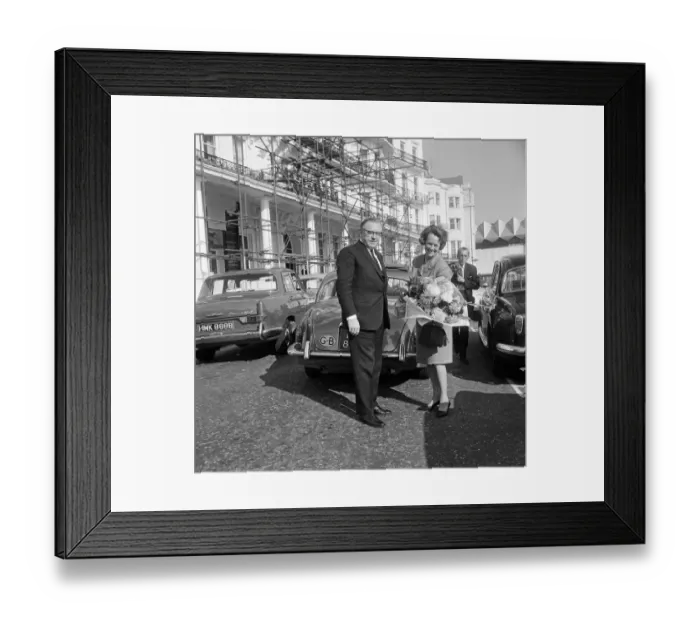 Framed Print : Picture shows Frank Byers, (Lord Byers) Liberal Party Politician