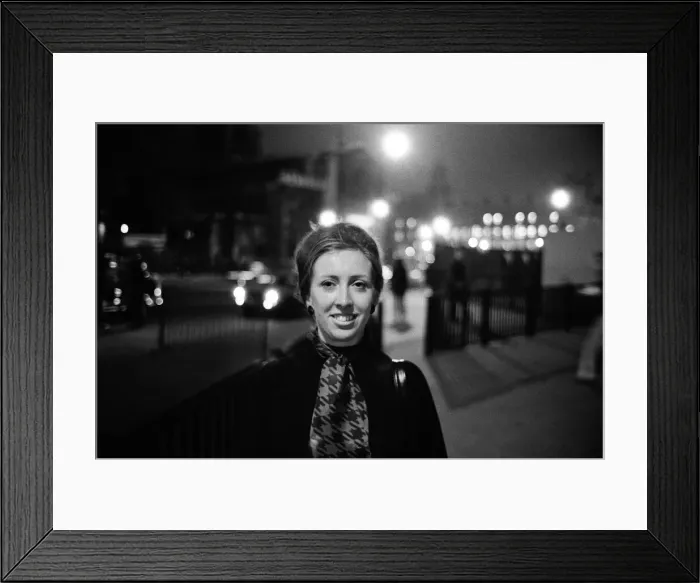 Framed Print : Member of Parliament for Lincoln Margaret Jackson (later Beckett). 4th December 1974