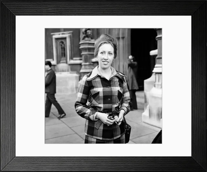 Framed Print : Member of Parliament for Lincoln Margaret Jackson (later Beckett). 22nd October 1974