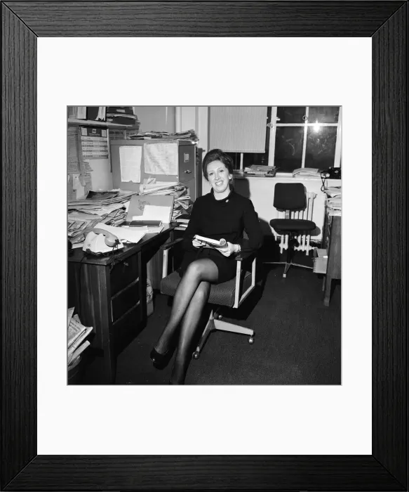 Framed Print : Miss Margaret Jackson (later Beckett) who has just been selected as a Labour Framed Print : Miss Margaret Jackson (later Beckett) who has just been selected as a Labour