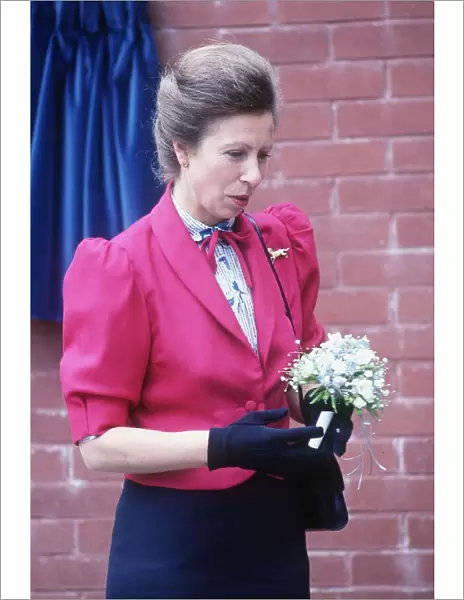 Princess Anne the Princess Royal at Perth Prison and other Scottish events June 1987