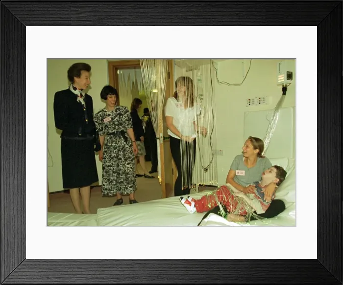 Framed Print : Princess Anne opens Rachael House Chilrens Hospice, Princess Anne in multi sensory room Framed Print : Princess Anne opens Rachael House Chilrens Hospice, Princess Anne in multi sensory room