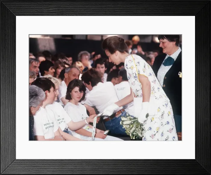Framed Print : Princess Anne the Princess Royal in Scotland August 1989 Framed Print : Princess Anne the Princess Royal in Scotland August 1989