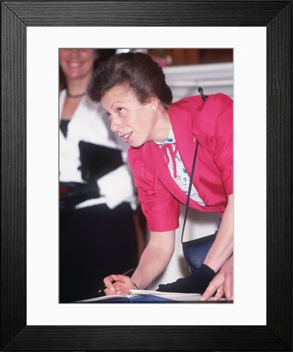 Framed Print : Princess Anne the Princess Royal at Perth Prison and other Scottish events June 1987 Framed Print : Princess Anne the Princess Royal at Perth Prison and other Scottish events June 1987