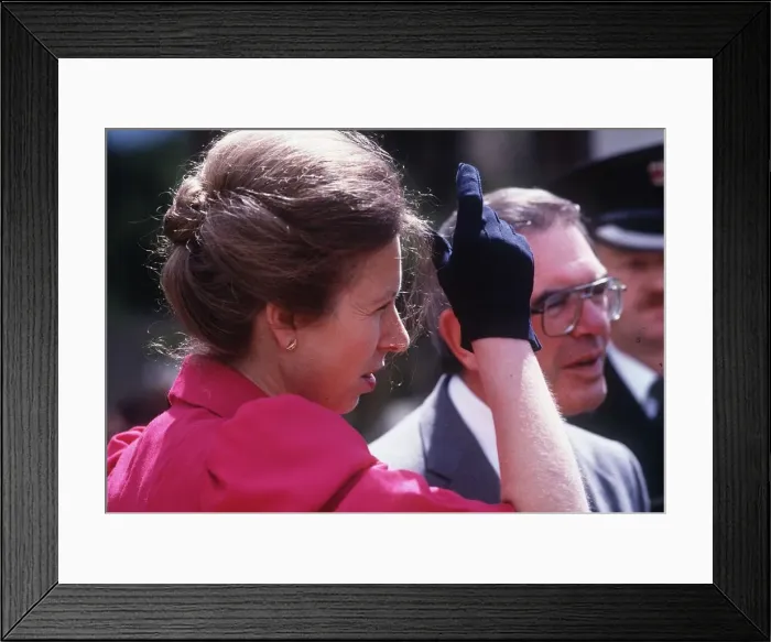 Framed Print : Princess Anne the Princess Royal at Perth Prison and other Scottish events June 1987 Framed Print : Princess Anne the Princess Royal at Perth Prison and other Scottish events June 1987