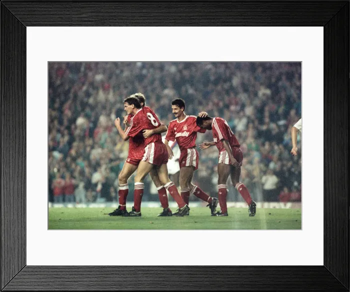 Framed Print : Liverpool 9-0 Crystal Palace, Division One match held at Anfield, Liverpool