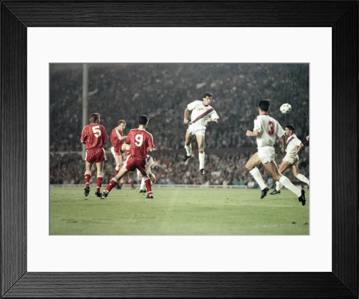 Framed Print : Liverpool 9-0 Crystal Palace, Division One match held at Anfield, Liverpool