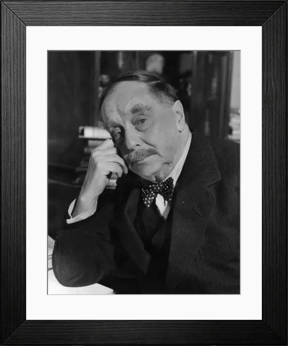 Framed Print : H. G. Wells, English writer, pictured at home, 6th February 1940. Herbert George Wells Framed Print : H. G. Wells, English writer, pictured at home, 6th February 1940. Herbert George Wells