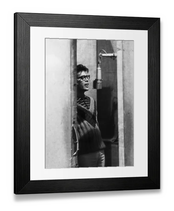 Framed Print : CLIFF RICHARD AT E. M. I. STUDIOs IN ST. JOHNs WOOD, LONDON Framed Print : CLIFF RICHARD AT E. M. I. STUDIOs IN ST. JOHNs WOOD, LONDON
