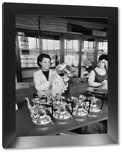 Staff at work at Viners Cutlery, Sheffield. 3rd September 1967