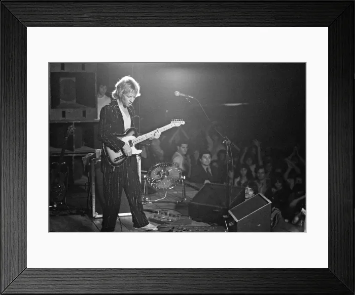 Framed Print : The Police - on tour in South America. December 1980