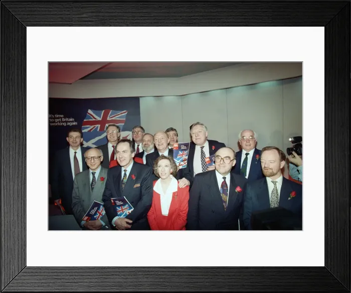 Framed Print : Neil Kinnock launches the Labour Party manifesto It Framed Print : Neil Kinnock launches the Labour Party manifesto It
