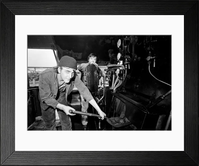 Framed Print : Evening Star train at Tyseley Locomotive Works, Birmingham Railway Museum. 4th June 1982