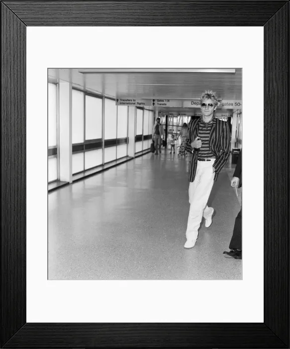 Framed Print : Sting (real name Gordon Sumner) lead singer, bass player Framed Print : Sting (real name Gordon Sumner) lead singer, bass player