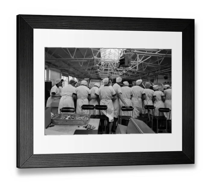 Framed Print : Bassets confectionery factory, Owlerton, Sheffield. 4th September 1967 Framed Print : Bassets confectionery factory, Owlerton, Sheffield. 4th September 1967