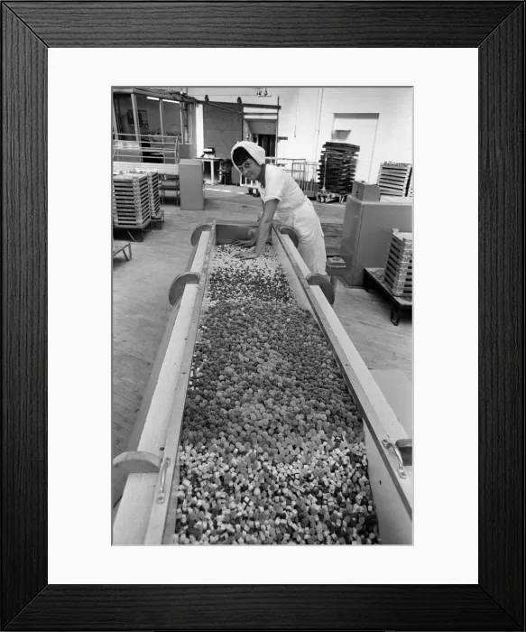 Framed Print : Bassets confectionery factory, Owlerton, Sheffield. 4th September 1967 Framed Print : Bassets confectionery factory, Owlerton, Sheffield. 4th September 1967