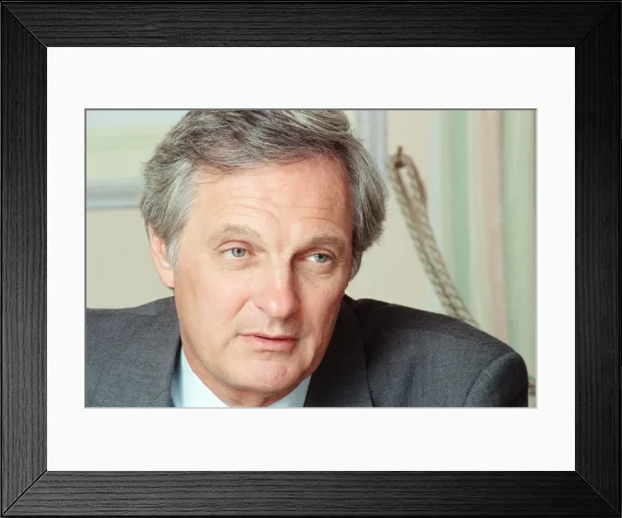 Framed Print : Alan Alda, American actor, in the UK to promote new film, Betsys Wedding