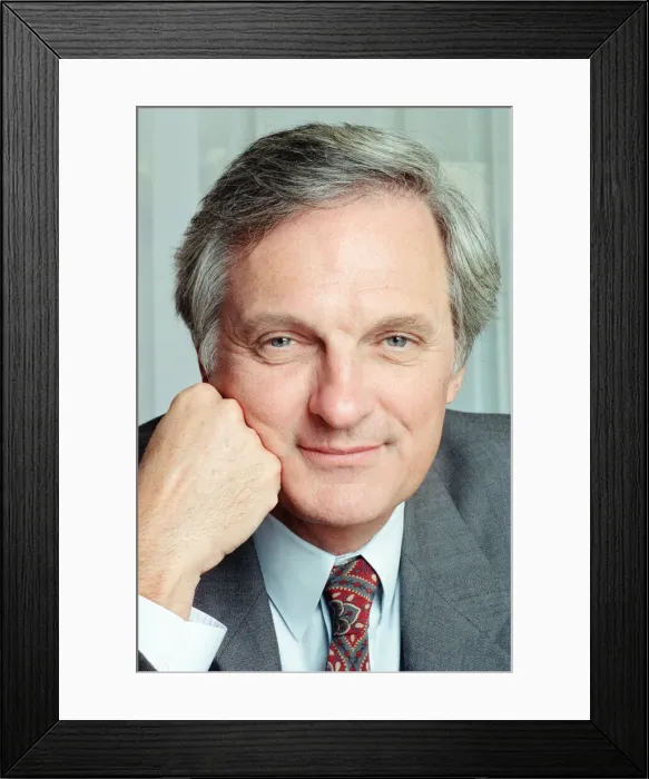 Framed Print : Alan Alda, American actor, in the UK to promote new film, Betsys Wedding Framed Print : Alan Alda, American actor, in the UK to promote new film, Betsys Wedding