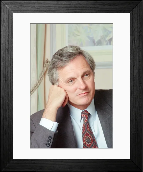 Framed Print : Alan Alda, American actor, in the UK to promote new film, Betsys Wedding