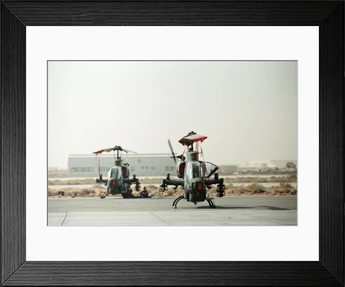 Framed Print : US Military Forces, Tank Killer Attack Helicopter at Dhahran Airbase, Saudi Arabia Framed Print : US Military Forces, Tank Killer Attack Helicopter at Dhahran Airbase, Saudi Arabia
