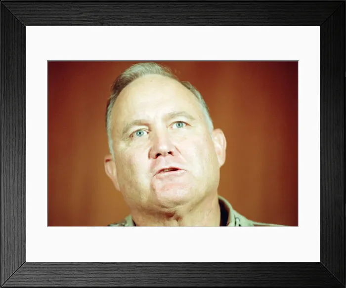 Framed Print : General Norman Schwarzkopf, commander of United States Central Command Framed Print : General Norman Schwarzkopf, commander of United States Central Command