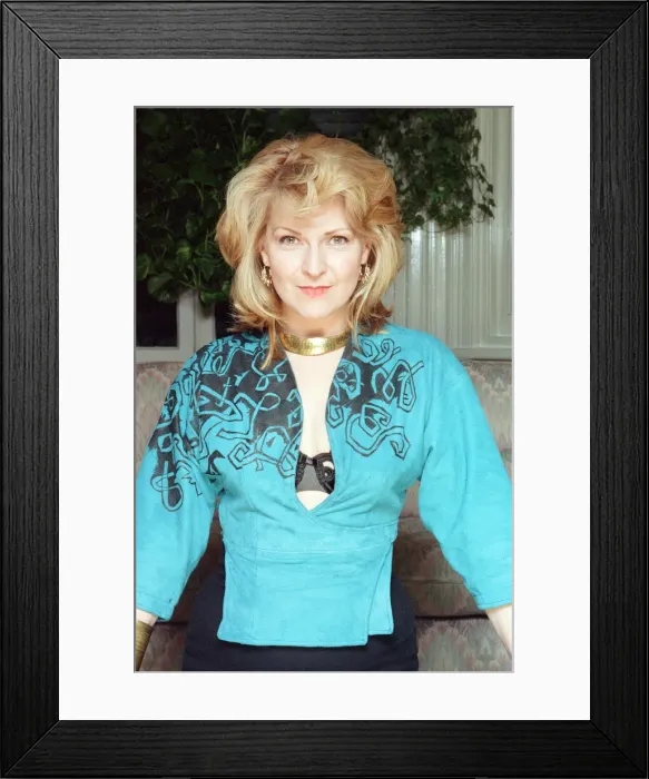 Framed Print : Toyah Willcox, British Singer, pictured at home, January 1996