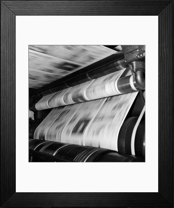 Framed Print : Production of the Daily Mirror newspaper, Geraldine House, Fetter Lane, London Framed Print : Production of the Daily Mirror newspaper, Geraldine House, Fetter Lane, London
