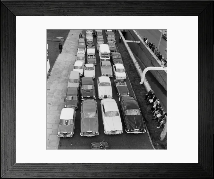 Framed Print : Press day at the BMC works at Longbridge, Birmingham, West Midlands. 2nd October 1967 Framed Print : Press day at the BMC works at Longbridge, Birmingham, West Midlands. 2nd October 1967