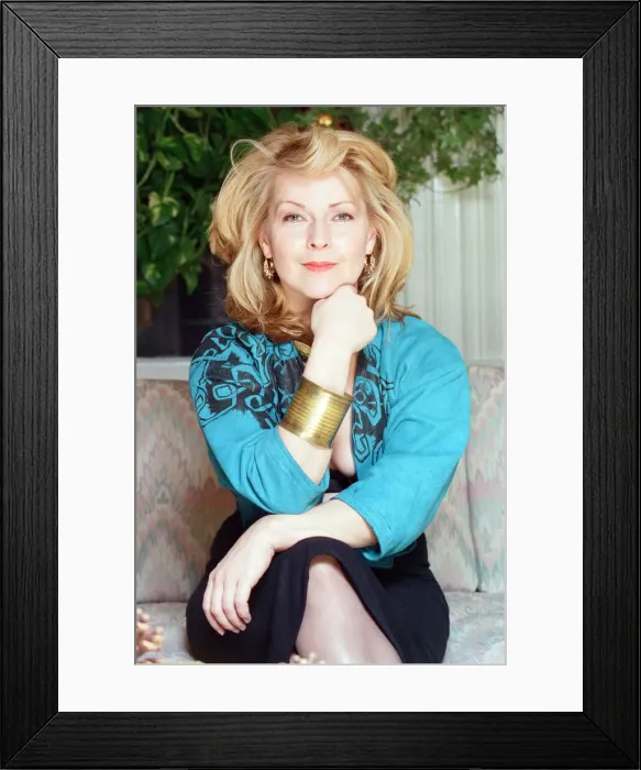 Framed Print : Toyah Willcox, British Singer, pictured at home, January 1996 Framed Print : Toyah Willcox, British Singer, pictured at home, January 1996