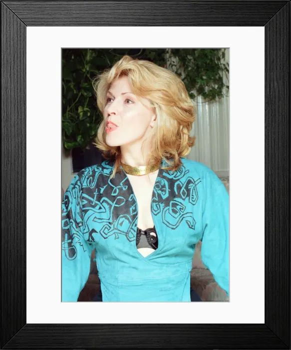 Framed Print : Toyah Willcox, British Singer, pictured at home, January 1996