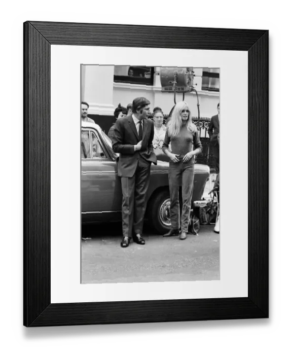Framed Print : Brigitte Bardot, French actress, filming outside the Windsor Hotel, Lancaster Gate Framed Print : Brigitte Bardot, French actress, filming outside the Windsor Hotel, Lancaster Gate