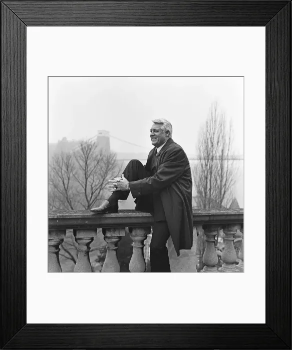 Framed Print : Cary Grant, actor, (real name Archibald Alexander Leach) pictured on his 68th birthday Framed Print : Cary Grant, actor, (real name Archibald Alexander Leach) pictured on his 68th birthday