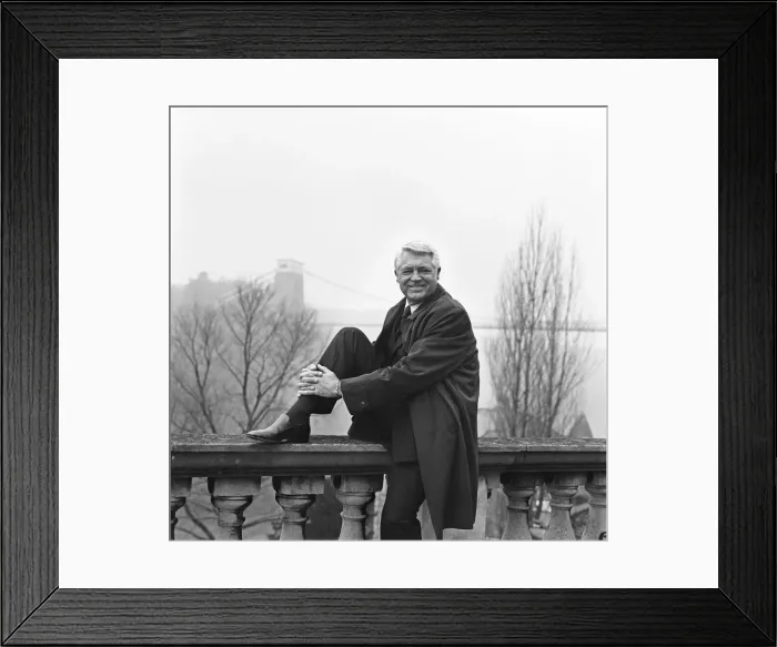 Framed Print : Cary Grant, actor, (real name Archibald Alexander Leach) pictured on his 68th birthday Framed Print : Cary Grant, actor, (real name Archibald Alexander Leach) pictured on his 68th birthday