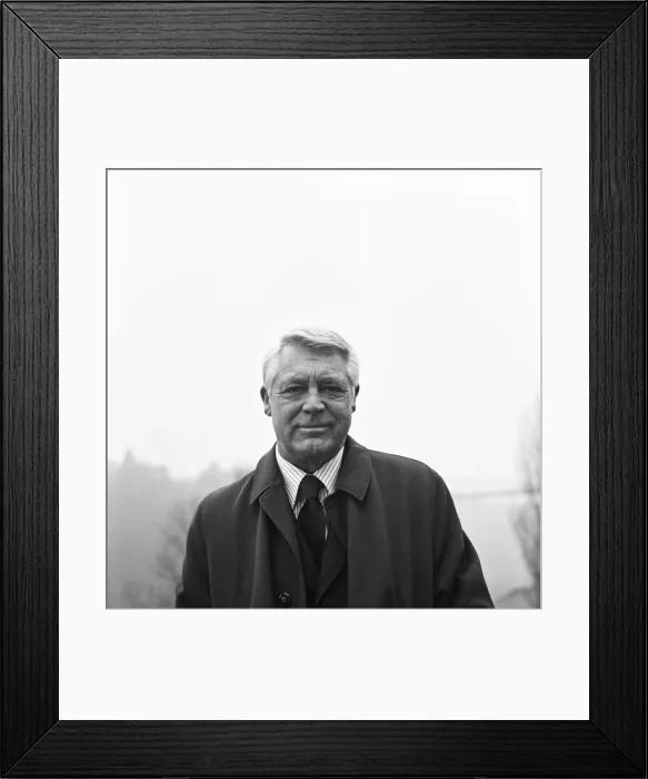 Framed Print : Cary Grant, actor, (real name Archibald Alexander Leach) pictured on his 68th birthday Framed Print : Cary Grant, actor, (real name Archibald Alexander Leach) pictured on his 68th birthday