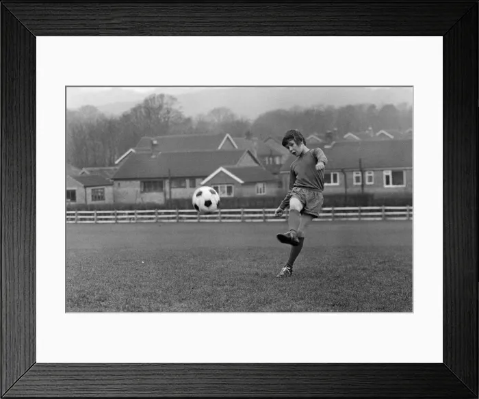 Framed Print : Guisborough schoolboy scores 100 goals. 1971 Framed Print : Guisborough schoolboy scores 100 goals. 1971
