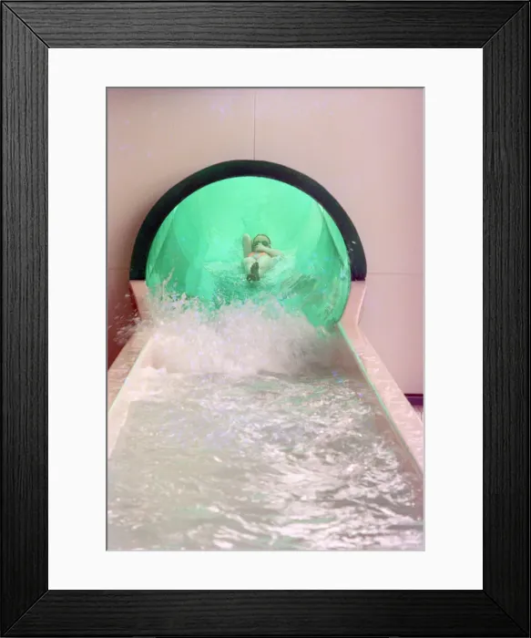 Framed Print : Opening of Wet N Wild indoor water park situated in North Shields, Tyne and Wear, England