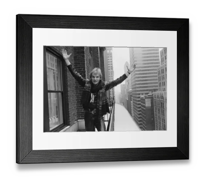 Framed Print : British rock group The Police on tour in America, January 1982 Picture shows