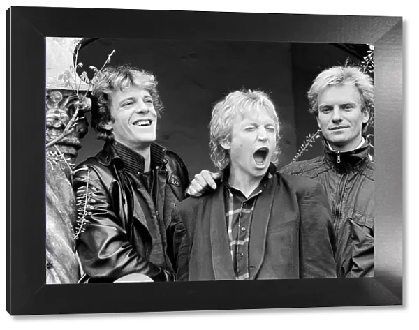 The Police - pictured in London, during their promotional tour to launch their new