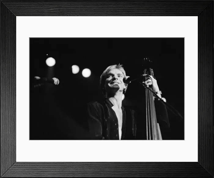 Framed Print : The Police - on tour in America. New York. January 1982 Framed Print : The Police - on tour in America. New York. January 1982