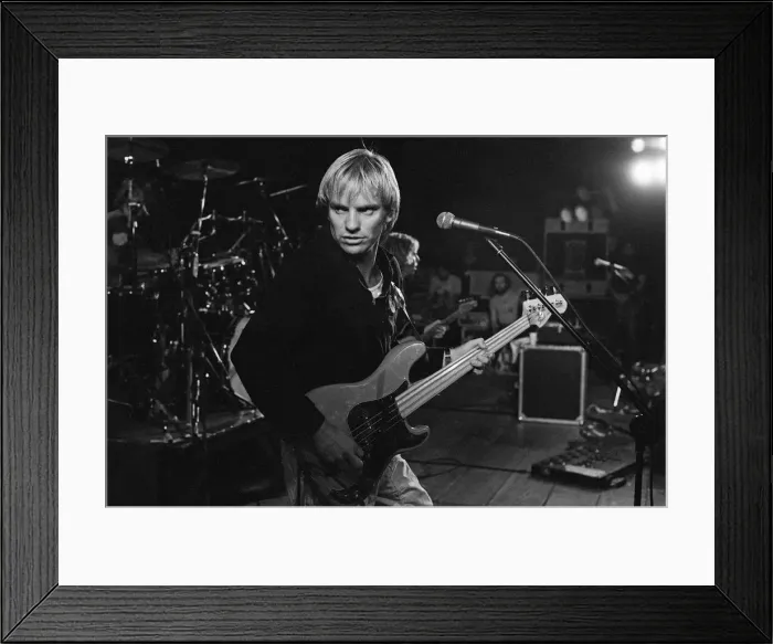 Framed Print : The Police - on tour in South America. December 1980