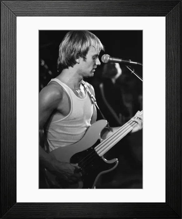 Framed Print : The Police - on tour in South America. December 1980