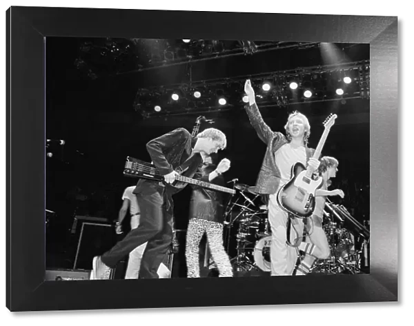 The Police - on tour in America. New York. January 1982