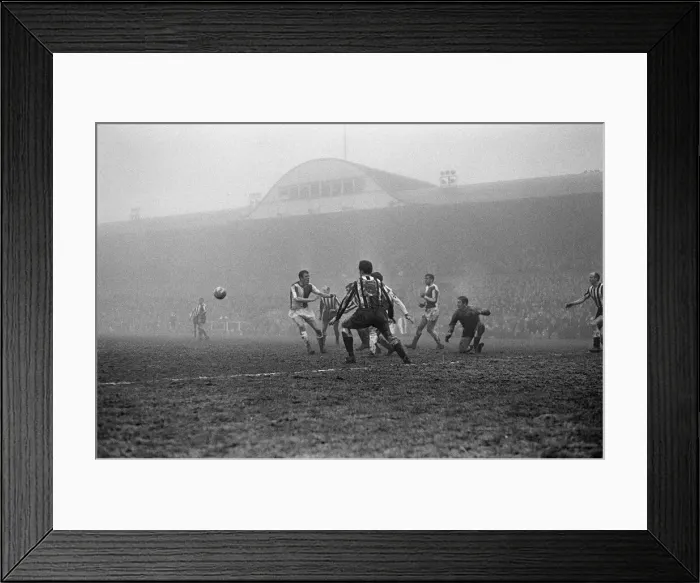 Framed Print : Newcastle United v Blackburn Rovers. 9th April 1966 Framed Print : Newcastle United v Blackburn Rovers. 9th April 1966