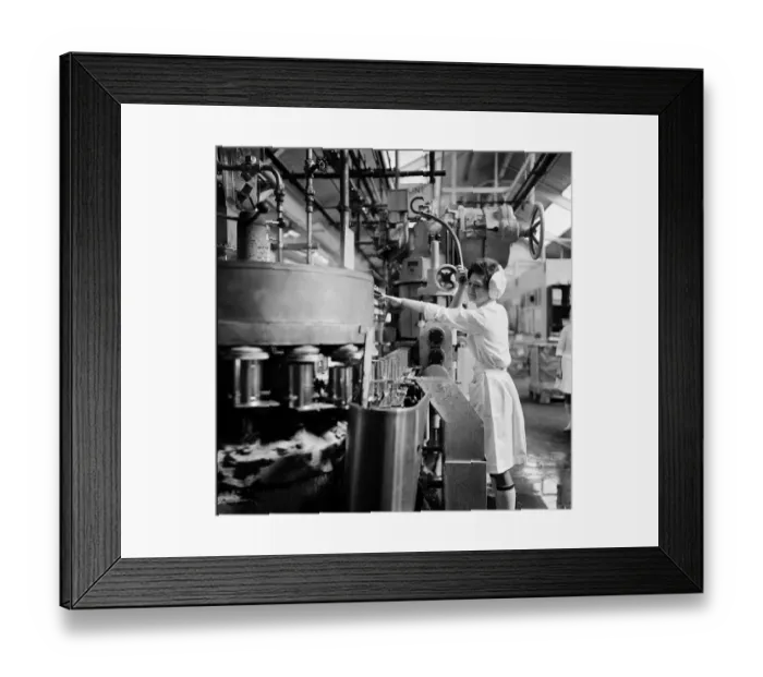Framed Print : Batchelors food factory, Wadsley Bridge, Sheffield. 4th September 1967