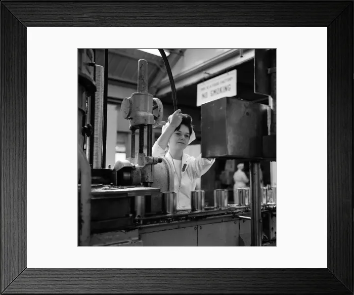 Framed Print : Batchelors food factory, Wadsley Bridge, Sheffield. 4th September 1967 Framed Print : Batchelors food factory, Wadsley Bridge, Sheffield. 4th September 1967