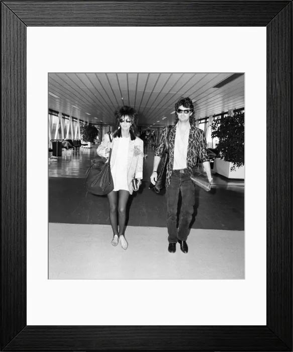 Framed Print : Cher, American actress and singer, Departures, London Heathrow Airport Framed Print : Cher, American actress and singer, Departures, London Heathrow Airport