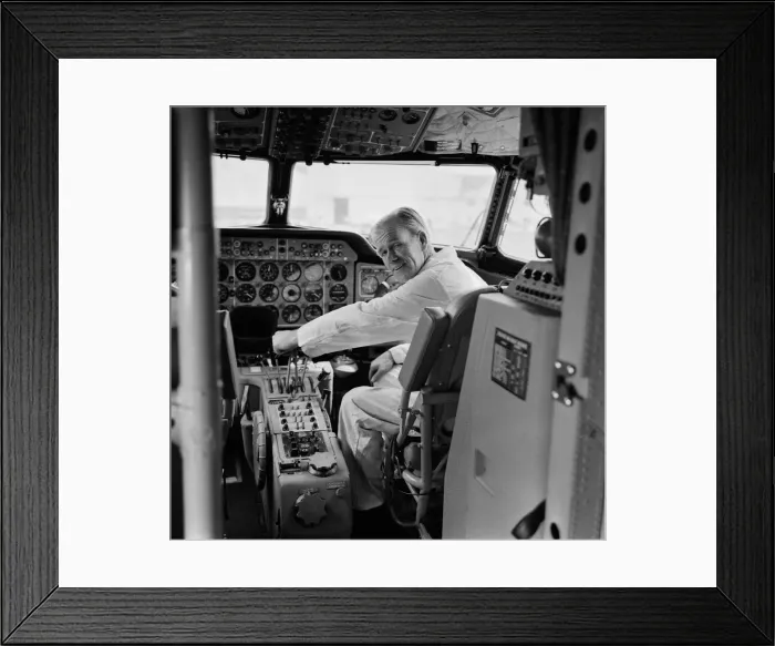 Framed Print : Production of the Hawker Siddeley 748 at Woodford Aerodrome, Greater Manchester