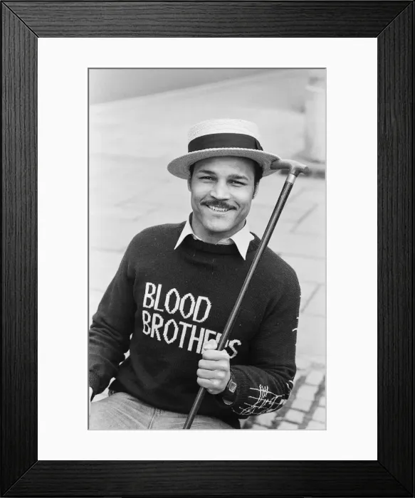 Framed Print : John Anthony Conteh, MBE (born 27 May 1951) is a British former professional boxer who Framed Print : John Anthony Conteh, MBE (born 27 May 1951) is a British former professional boxer who